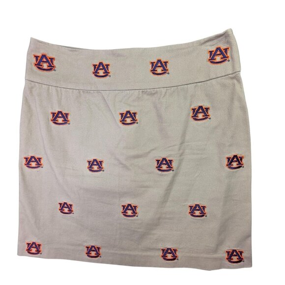 Auburn Tigers Skirt Womens 8 Khaki NCAA College Football Pennington Bailes AL - Picture 1 of 9